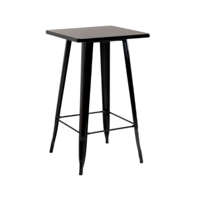 Mesa Tolix Alta Cuadrada Exterior Terraza